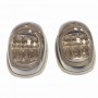 Pair of navigation lights s.steel 60x100mm