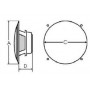 Poly-Planar pair of speakers Ø182 mm 80W