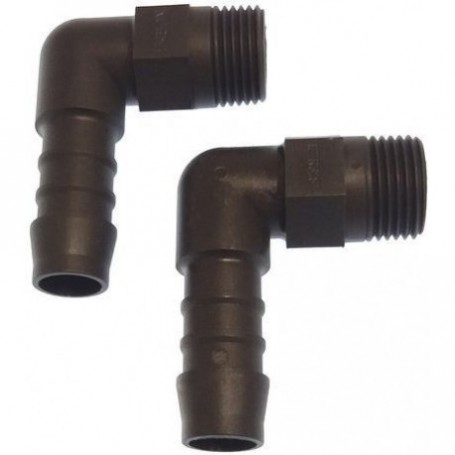 Racor Poliamida 90º 3/8" 12 Mm