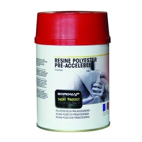 Resina Poliester + Catalizador 750Gr Soromap