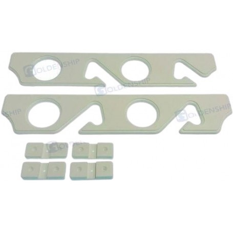 Soporte 4 Cañas 380X73X12Mm