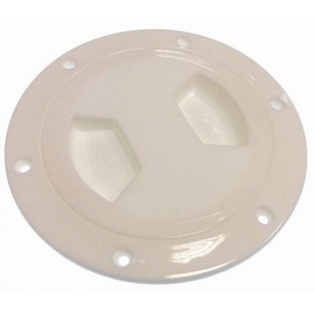 White inspection plate øint:102mm øext:145mm