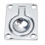 S.steel floor latch 38x45mm
