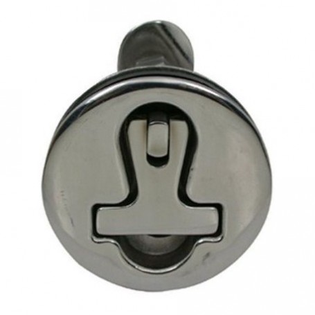Tirador Pestillo C/Llave Inox Ø79Mm