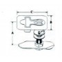 S.steel latch 63x76mm