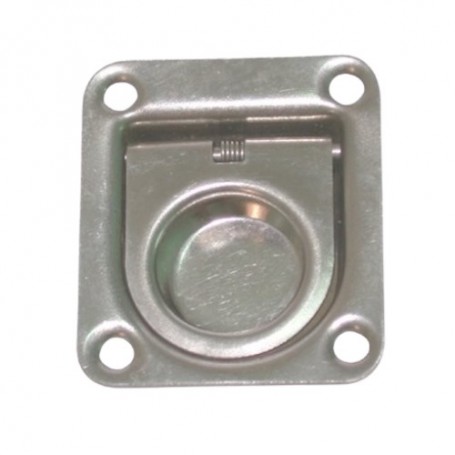 S.steel floor latch 55x66x1mm