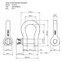 Grillete Green Pin Lira Galvanizado G-4161 8.5 Tons