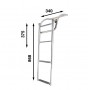 Escalera Plegable Para Neumáticas 4 Peldaños