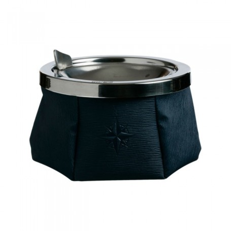Ashtray with lid windproof navy blue