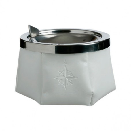 Ashtray with lid windproof white