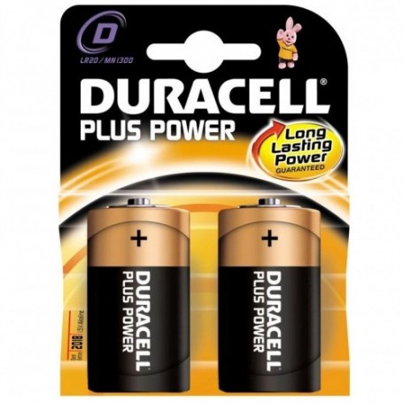 Buy Duracell PLUS D/LR20 batteries, 2-pack cheaply