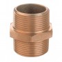 Bronze straight coupling m-m 1-1/2"gd