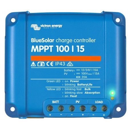 Bluesolar mppt charger 100v/15a (12/24-15a) victron