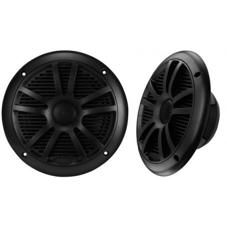 Marine full range speakers 180w dual cone 6.5" black boss