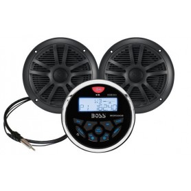 Receptor De Audio + Altavoces + Antena Boss Mckgb350W.6