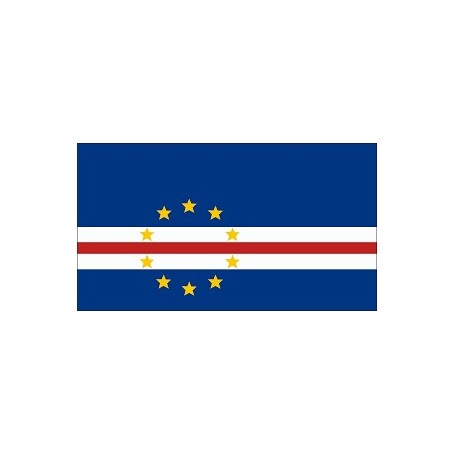 Bandera Cabo Verde 45X30Cm
