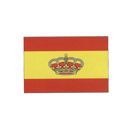 Spanish flag with crown 60x40cm