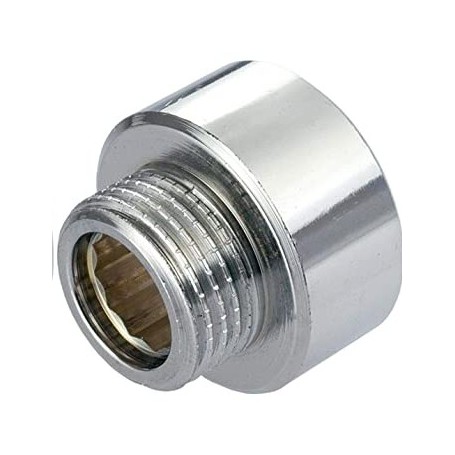 Pipe chromated brass fitting f1/2-m3/8