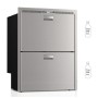 Vitrifrigo freezer double 144l dw180 btx im