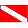 American diving flag 30x20cm