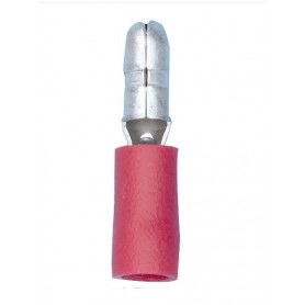 Wurth Insulated Round Terminal Male Red 0.5-1.5mm