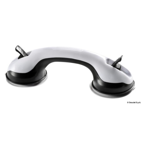 Handle fitted with suction pads
