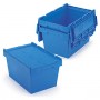 Plastic container with lids