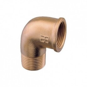 Codo Bronce H-H 90º 1/2" Gd