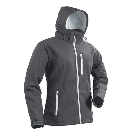 Chaqueta Softshell Mujer Negra Xl