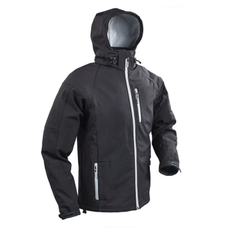 Chaqueta Softshell Hombre Negra Xl