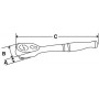SNAP-ON 1/4" Drive Dual 80® Technology Standard Handle Ratch