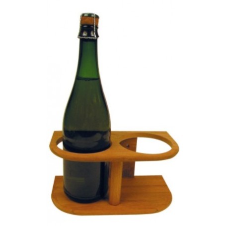 Soporte 2 Botellas Bamboo 95Mm