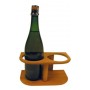 Soporte 2 Botellas Bamboo 95Mm