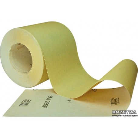 3M Rollo de papel abrasivo 255P 115 mm x 50 m,P320 (xMetro)