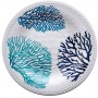 Marine Business Plato Melamina Llano Mare Azul 6 Pzas