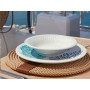 Marine Business Plato Melamina Llano Mare Azul 6 Pzas