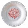 Plato Melamina Postre Mare Coral 6 Pzas