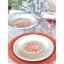 Plato Melamina Postre Mare Coral 6 Pzas