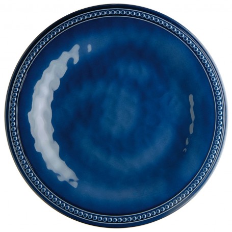 Plato Melamina Llano Harmony Blue 6 Pzas