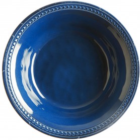 Plato Melamina Hondo Harmony Blue 6 Pzas
