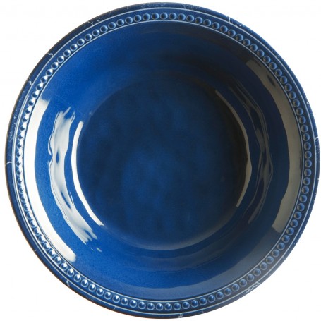 Plato Melamina Hondo Harmony Blue 6 Pzas