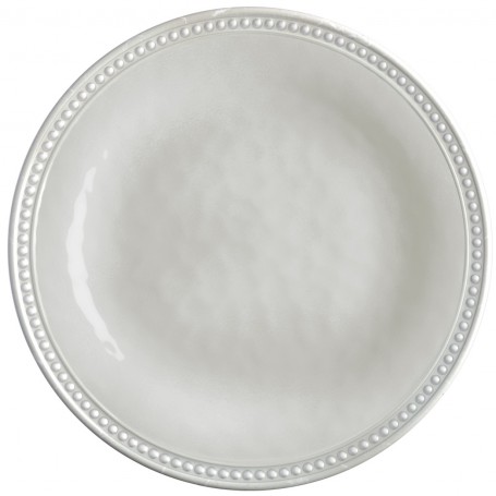 Plato Melamina Llano Harmony Perla 6 Pzas