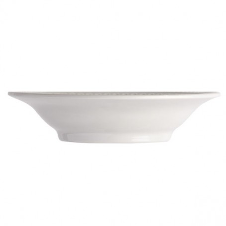Plato Melamina Hondo Harmony Perla 6 Pzas
