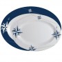 Set Fuentes Melamina Ovaladas Northwind 2 Pzas
