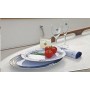 Set Fuentes Melamina Ovaladas Northwind 2 Pzas