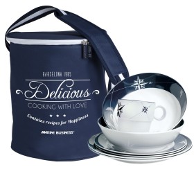 Pack Vajilla Melamina Antidesl.Northwind 6 Pers. 24 Pzas