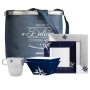 Pack Vajilla Melamina Cuadrado Northwind 6 Pers. 24 Pzas
