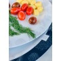 Set Fuentes Melamina Ovaladas Living 3 Pzas