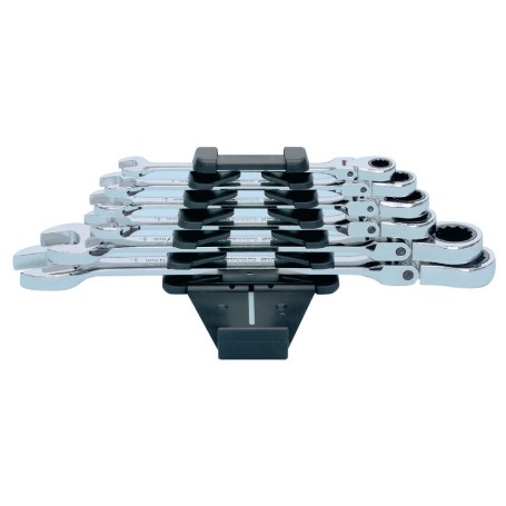 Wurth Conjunto Llaves Combinadas Carraca Flexible 9 Piezas