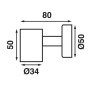 Batsystem Tube D1 SMD LED, aluminum
